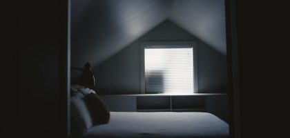 Photo crystal bedroom wall lamp