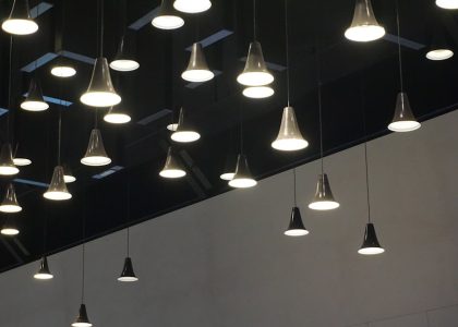 Photo LED pendant light